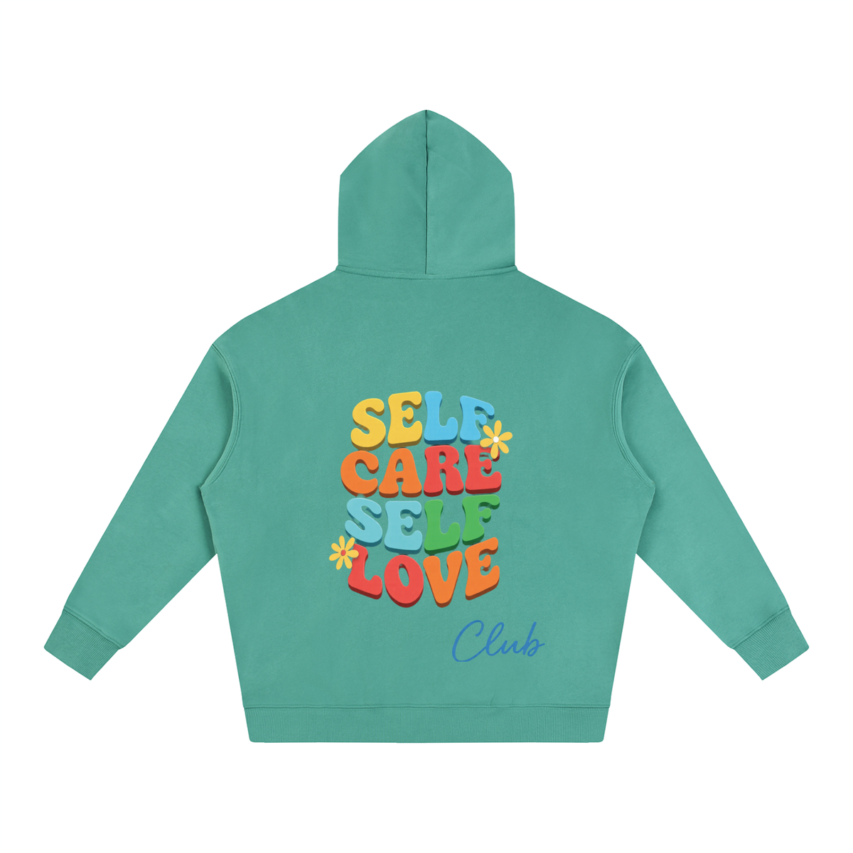 SELF CARE SELF LOVE Oversize Fleeced Hoodie