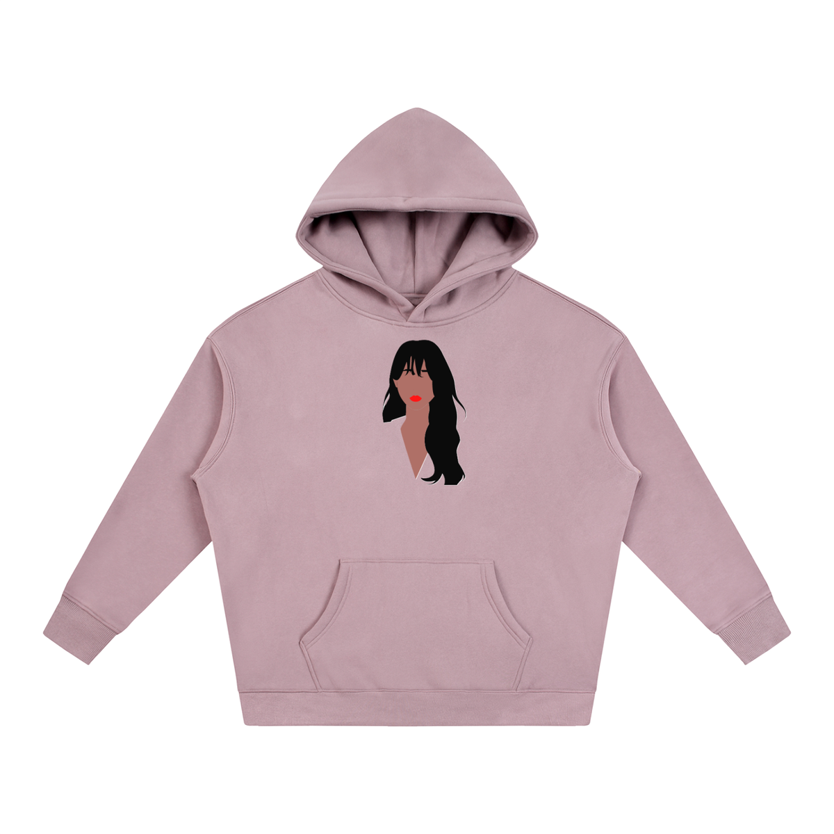 MISS IN A BANG Oversize Fleeced Hoodie