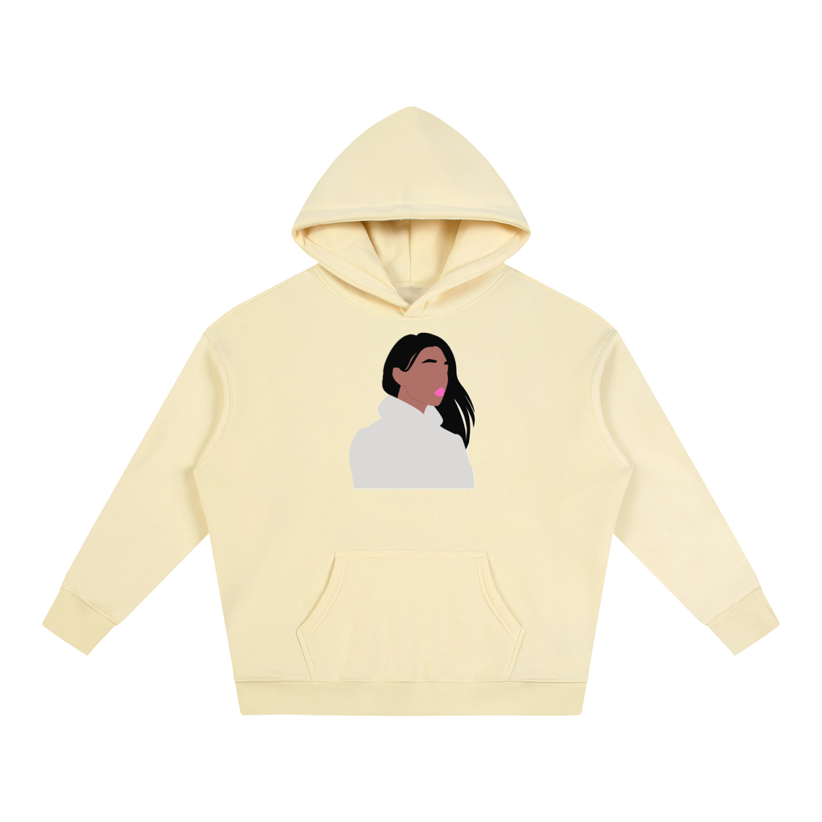 WOMAN IN A HOODIES Oversize Fleeced Hoodie