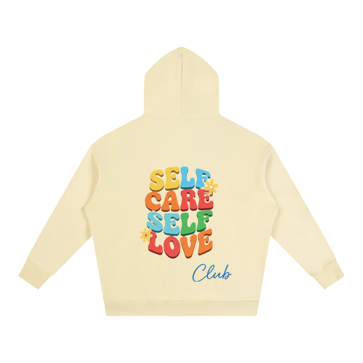 SELF CARE SELF LOVE Oversize Fleeced Hoodie