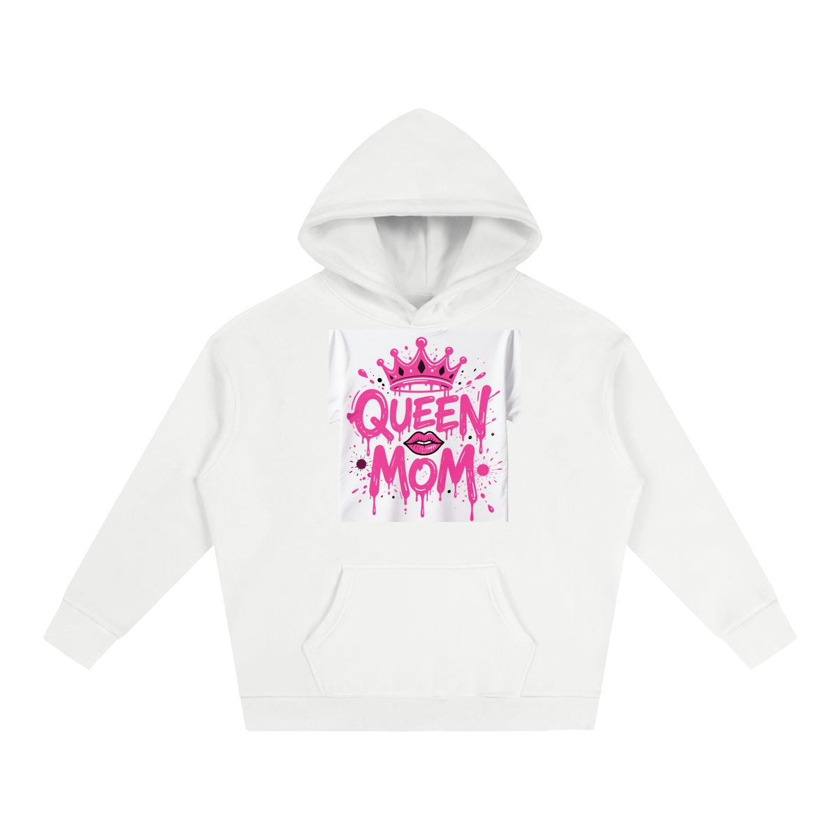QUEEN MOM Oversize Fleeced Hoodie