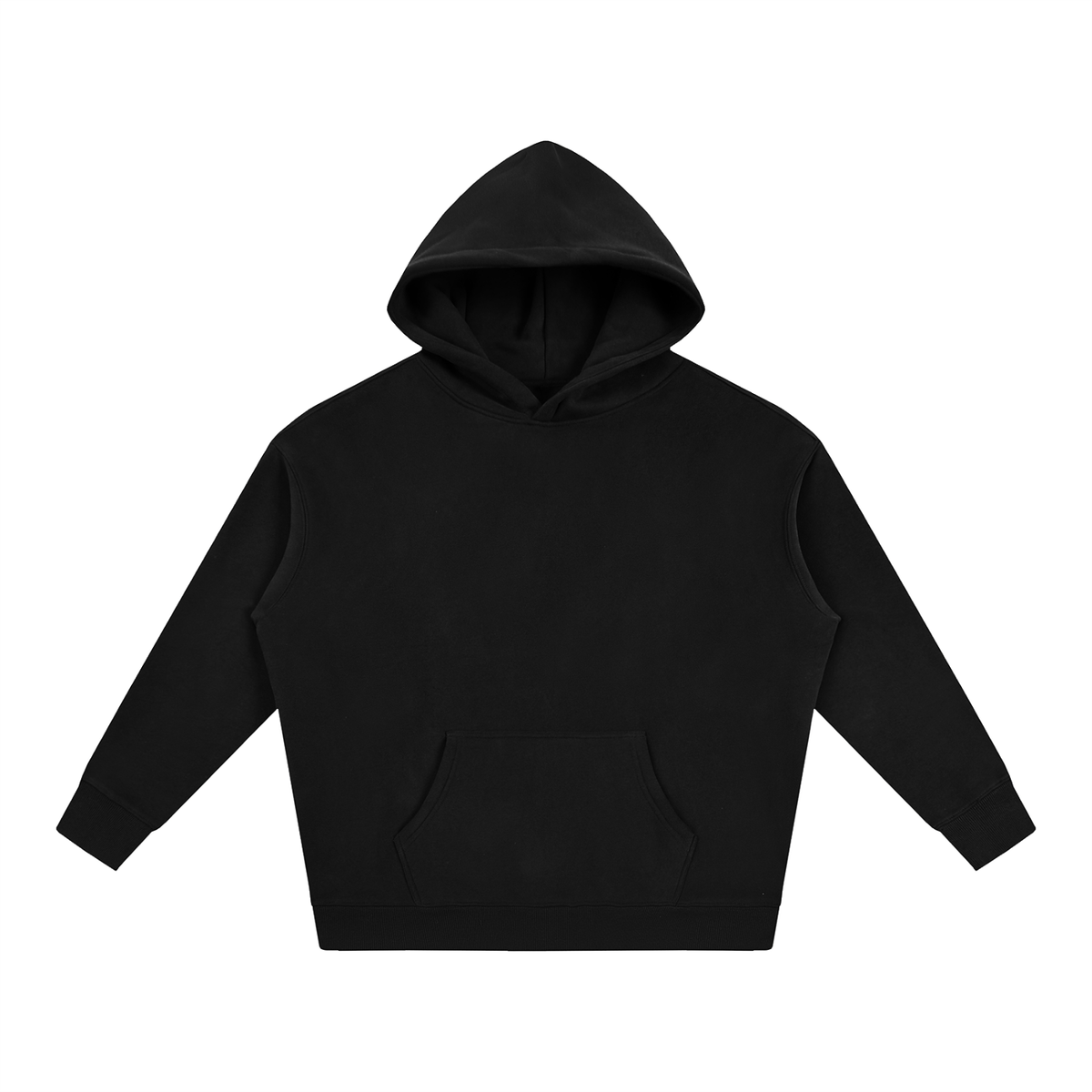POSITIVITY BREEDS HAPPINESS Oversize Fleeced Hoodie