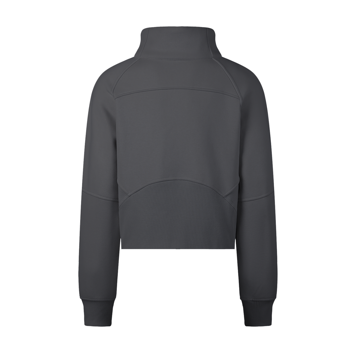Cropped Half-Zip Sweatshirt