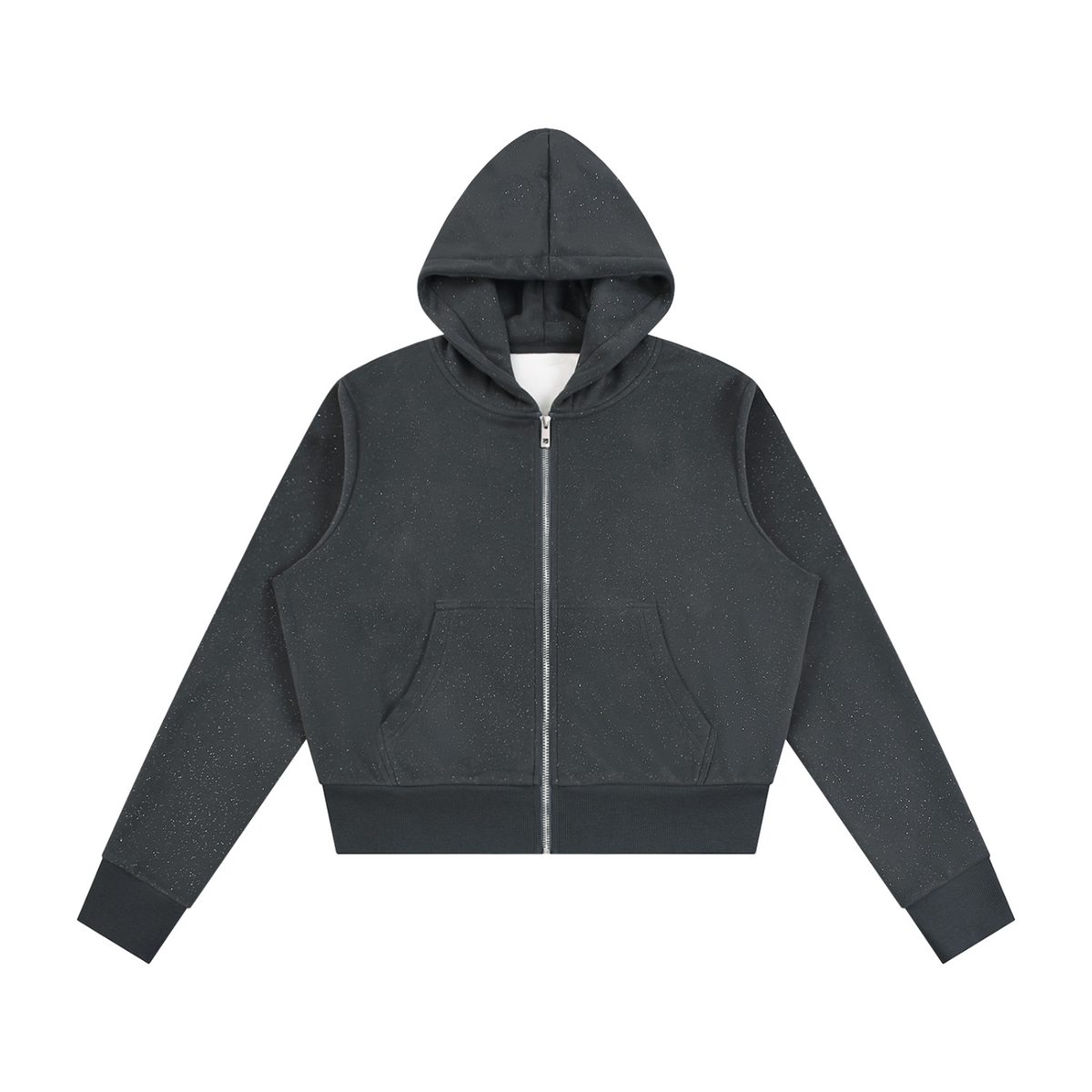 Women's Sparkles Fleece Full Zip Hoodie