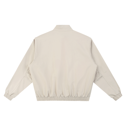 Unisex Stand Collar Bomber Jacket