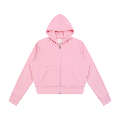 Women's Sparkles Fleece Full Zip Hoodie