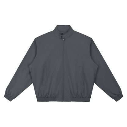 Unisex Stand Collar Bomber Jacket
