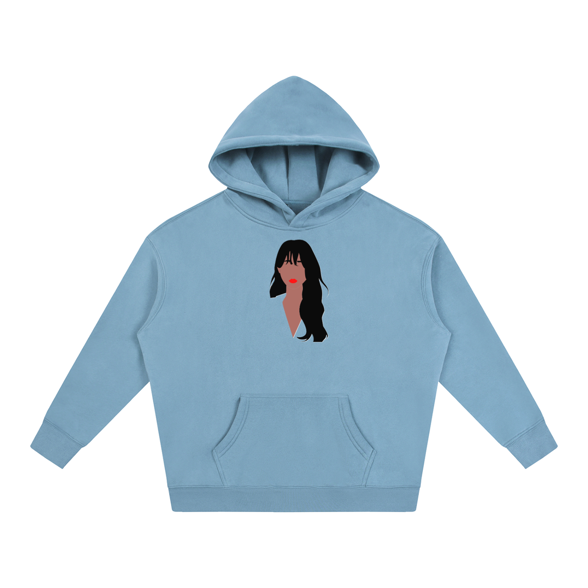 MISS IN A BANG Oversize Fleeced Hoodie