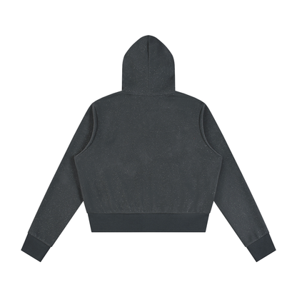 Women's Sparkles Fleece Full Zip Hoodie