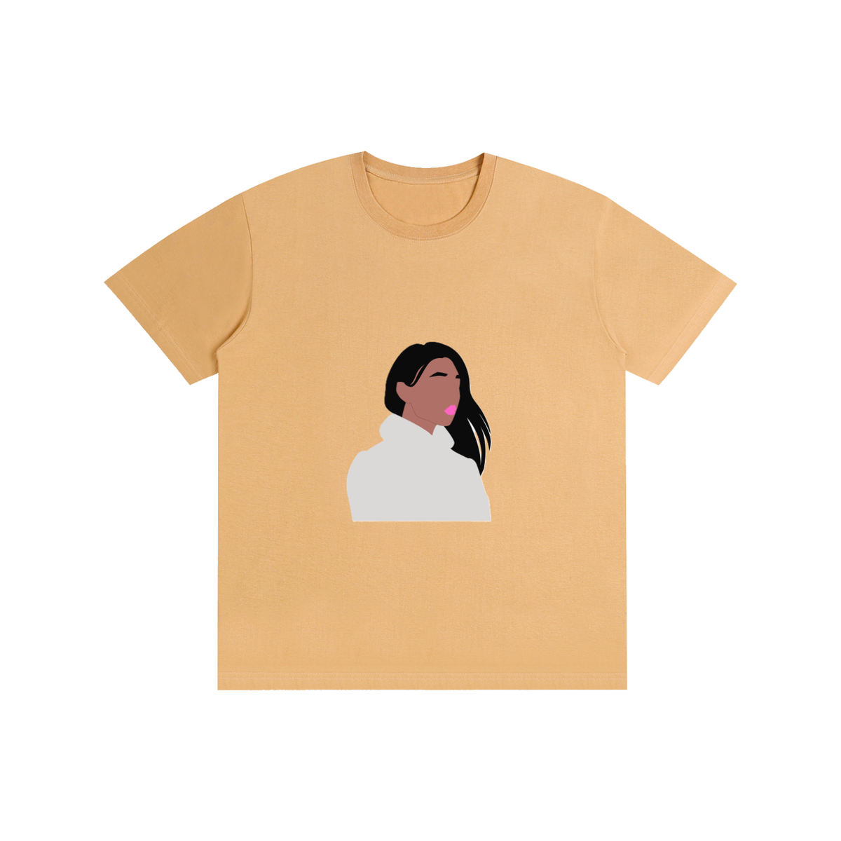 WOMAN IN A BUN Pure Cotton Unisex T-Shirt