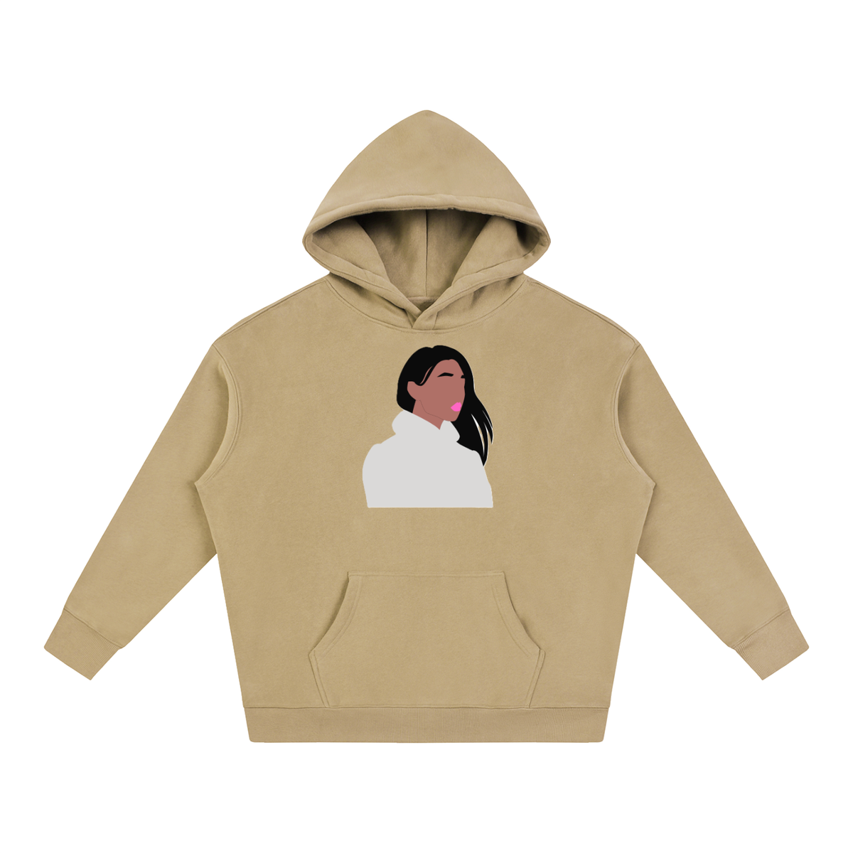 WOMAN IN A HOODIES Oversize Fleeced Hoodie