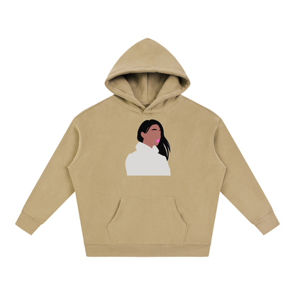 WOMAN IN A HOODIES Oversize Fleeced Hoodie