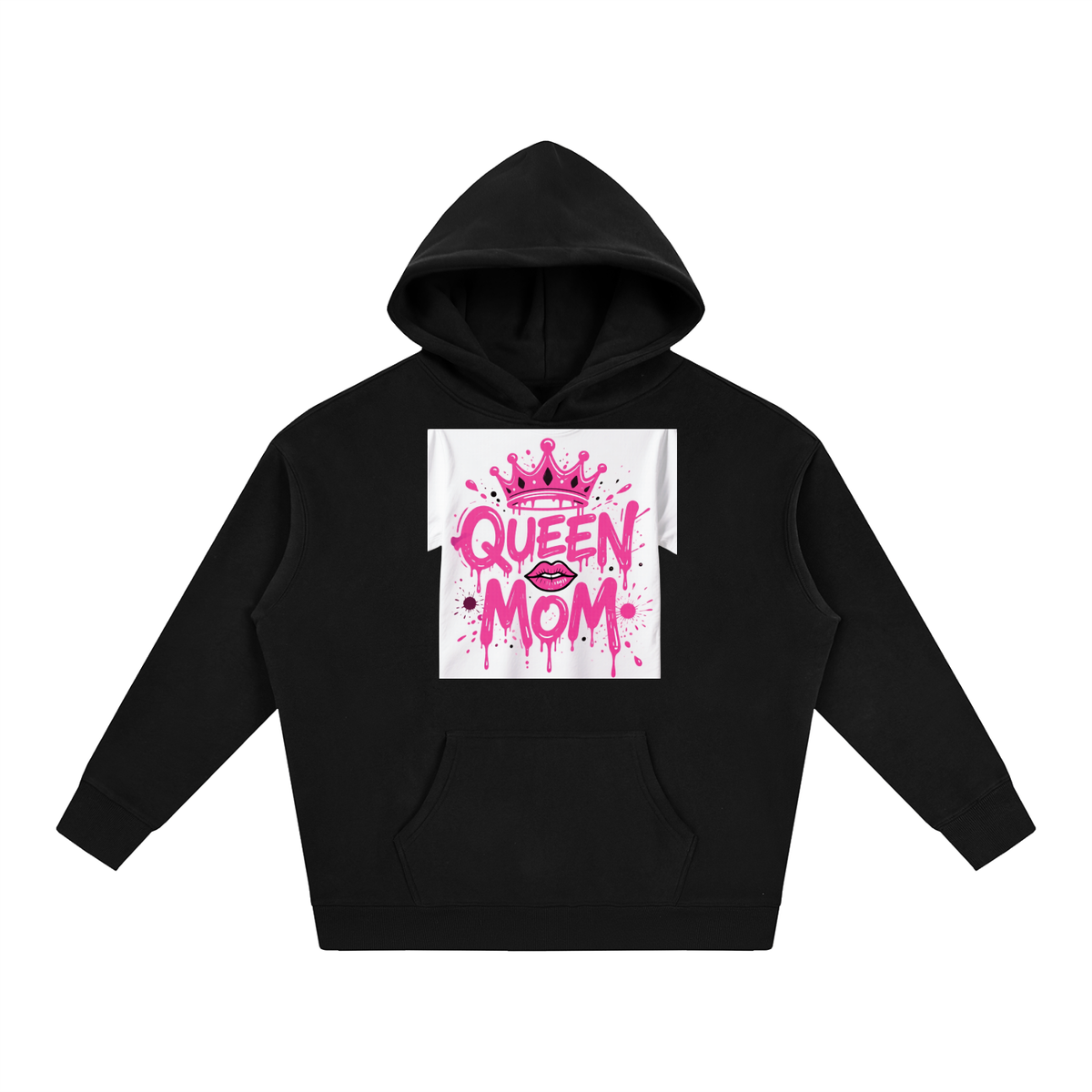 QUEEN MOM Oversize Fleeced Hoodie