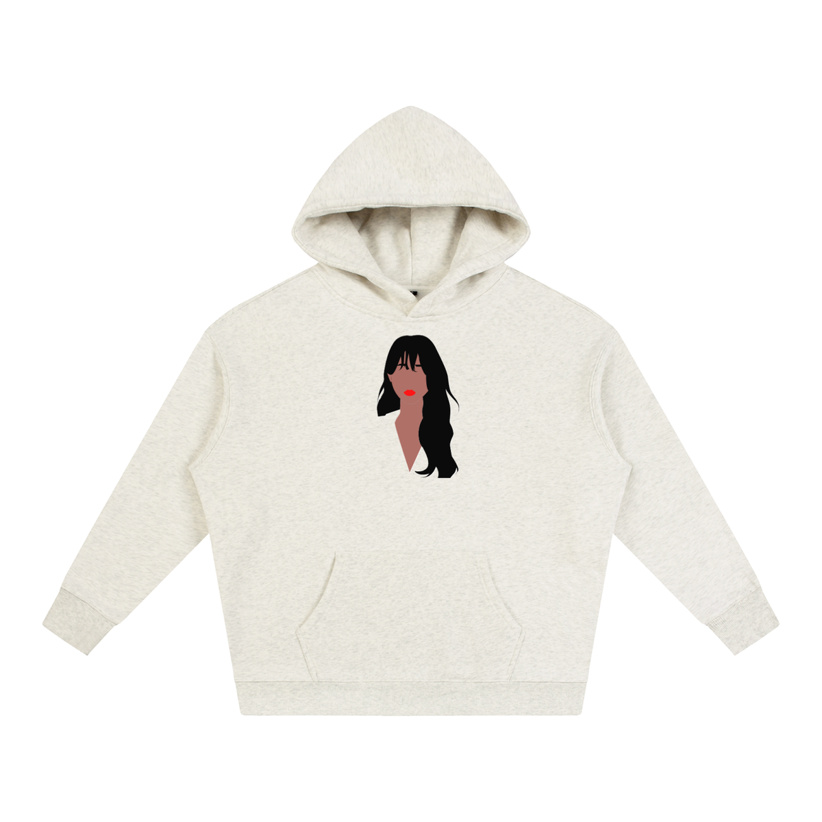MISS IN A BANG Oversize Fleeced Hoodie