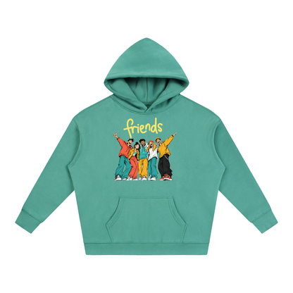BEST FRIENDS Oversize Fleeced Hoodie