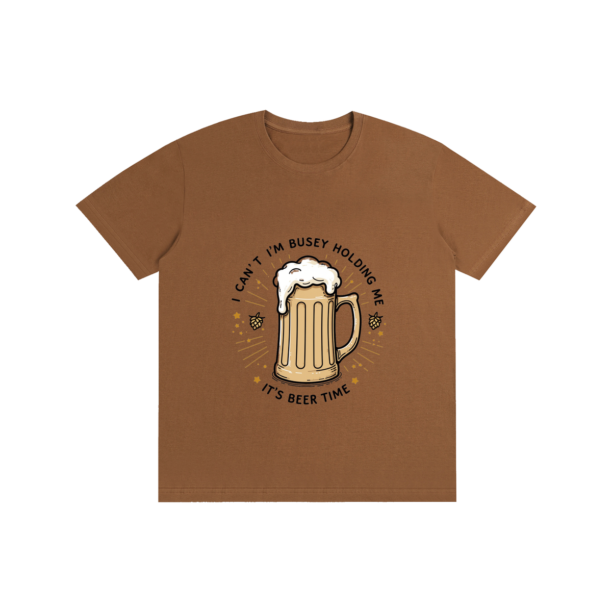 IT'S BEER TIME  Pure Cotton Unisex T-Shirt