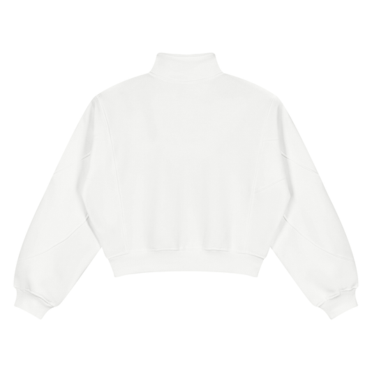 Women’s Loose Fleece Quarter-Zip Sweatshirt
