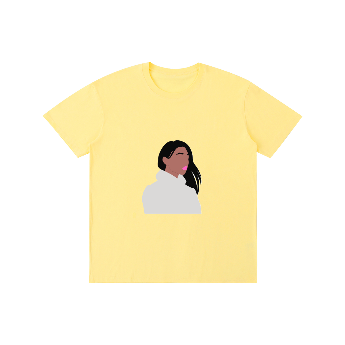 WOMAN IN A BUN Pure Cotton Unisex T-Shirt