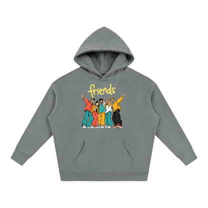 BEST FRIENDS Oversize Fleeced Hoodie