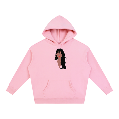 MISS IN A BANG Oversize Fleeced Hoodie