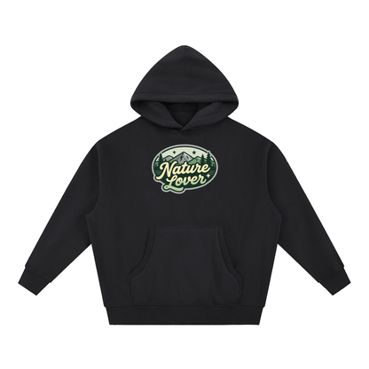 NATURE LOVER Essential Oversized Boxy Fit Fleece Hoodie