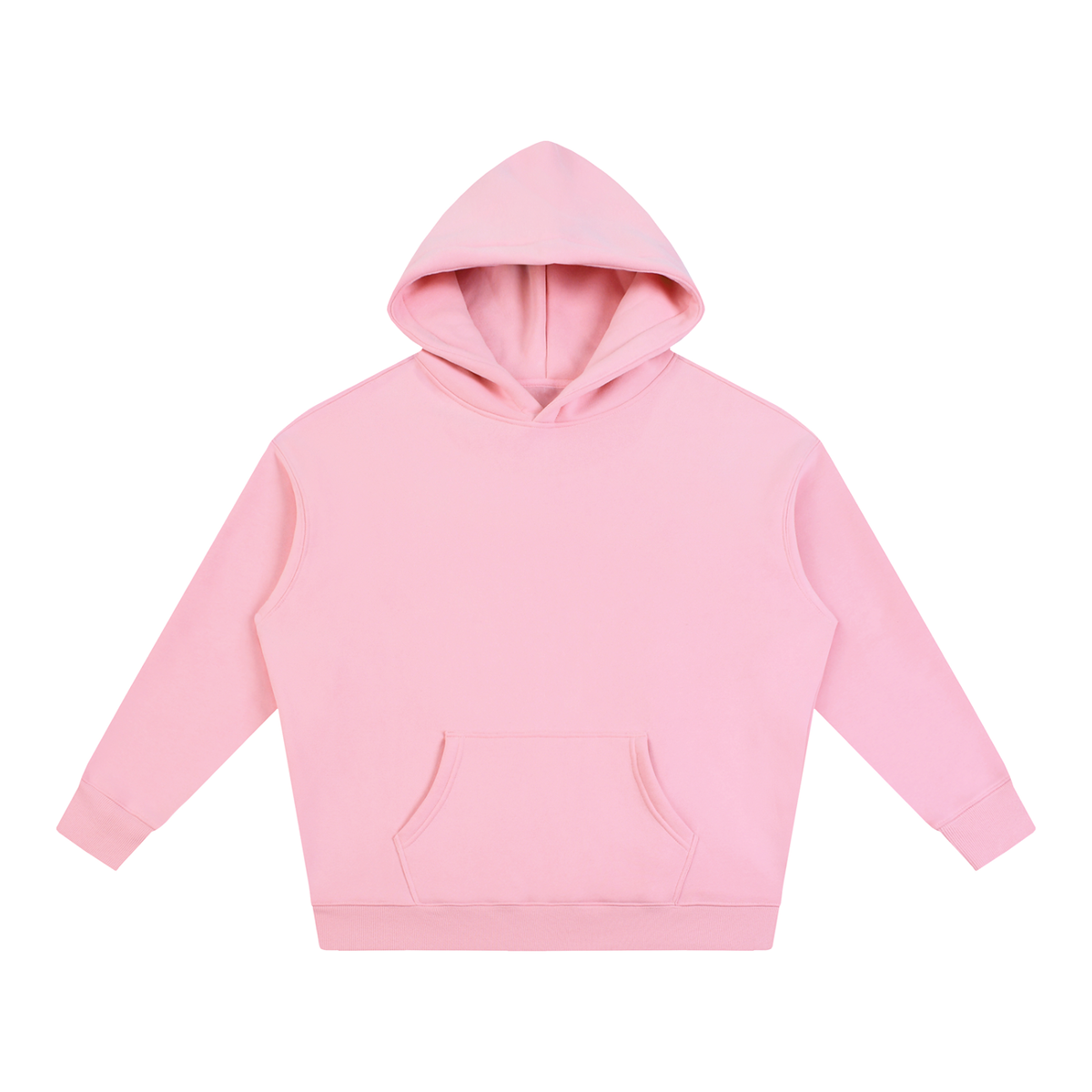 POSITIVITY BREEDS HAPPINESS Oversize Fleeced Hoodie