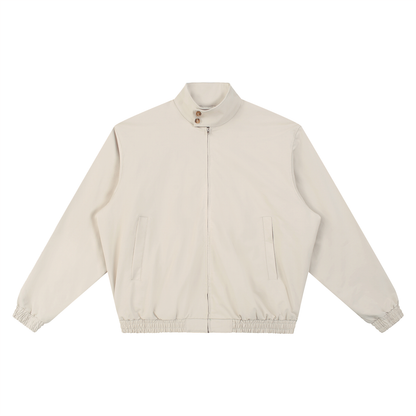 Unisex Stand Collar Bomber Jacket