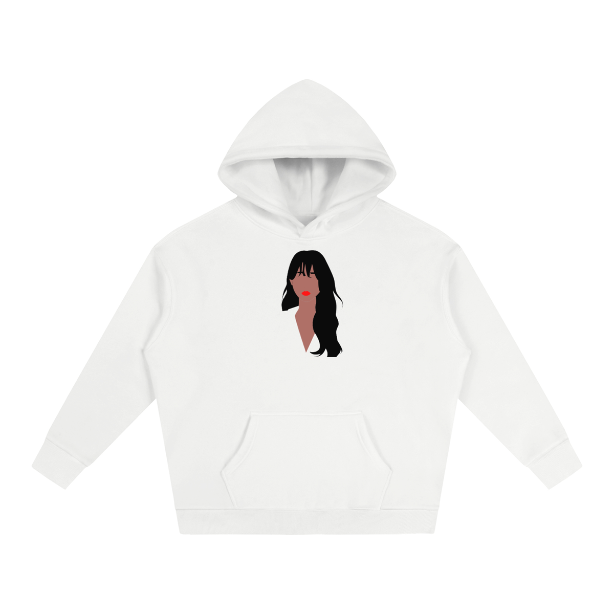 MISS IN A BANG Oversize Fleeced Hoodie