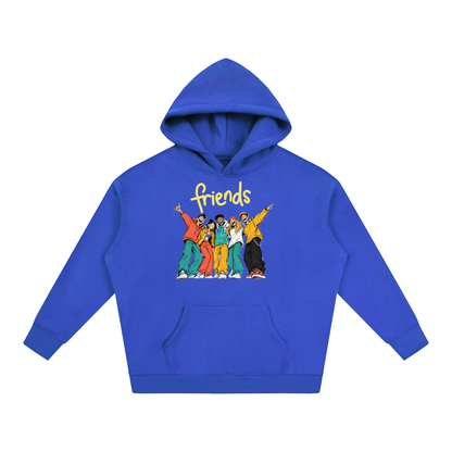 BEST FRIENDS Oversize Fleeced Hoodie
