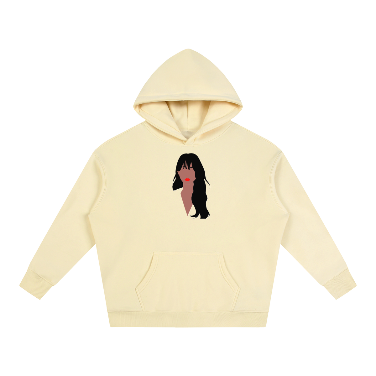 MISS IN A BANG Oversize Fleeced Hoodie