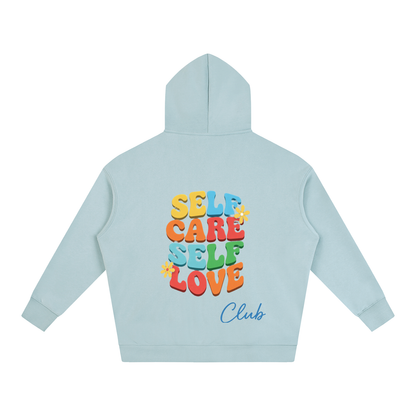 SELF CARE SELF LOVE Oversize Fleeced Hoodie