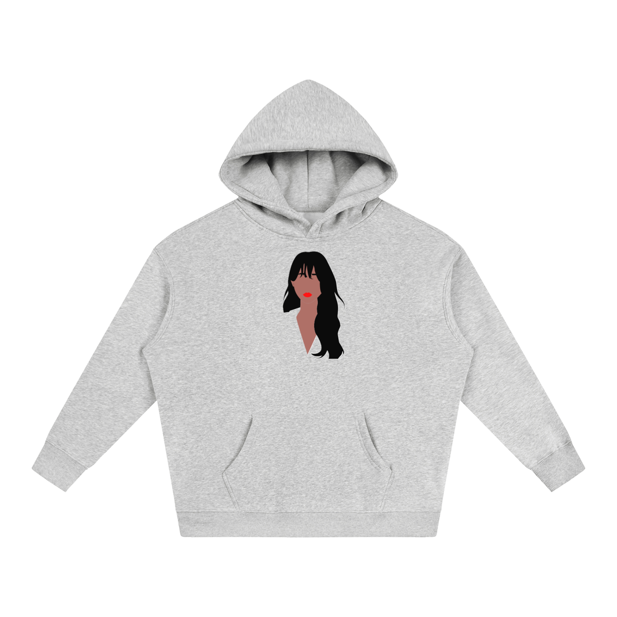 MISS IN A BANG Oversize Fleeced Hoodie