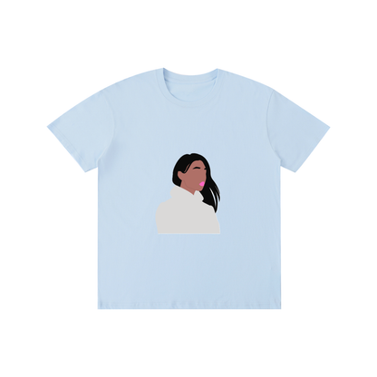 WOMAN IN A BUN Pure Cotton Unisex T-Shirt