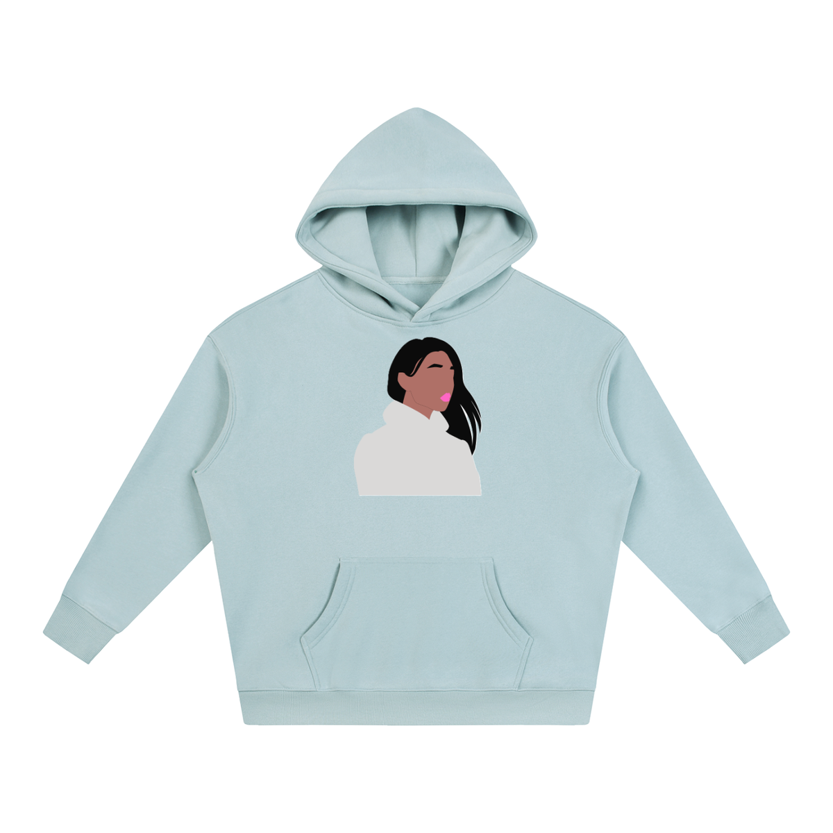WOMAN IN A HOODIES Oversize Fleeced Hoodie