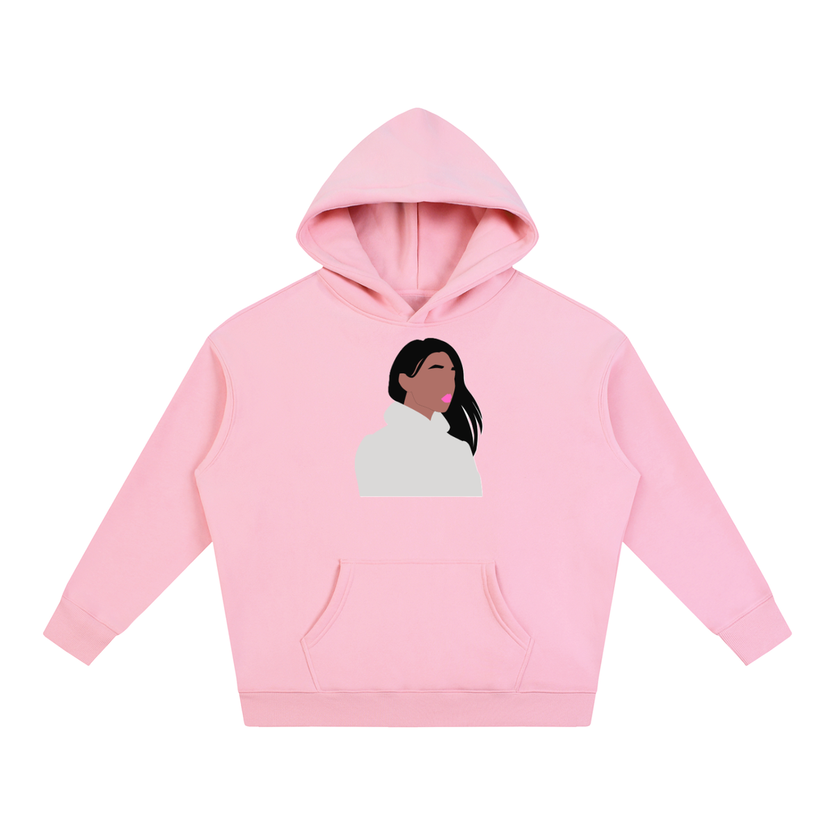 WOMAN IN A HOODIES Oversize Fleeced Hoodie