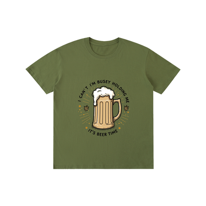 IT'S BEER TIME  Pure Cotton Unisex T-Shirt