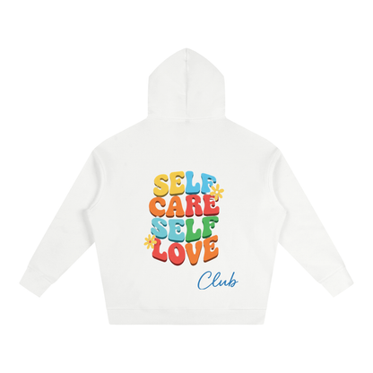 SELF CARE SELF LOVE Oversize Fleeced Hoodie