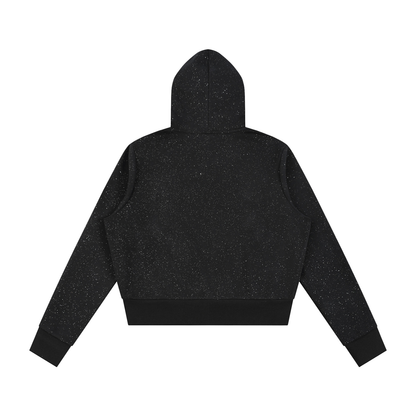 Women's Sparkles Fleece Full Zip Hoodie