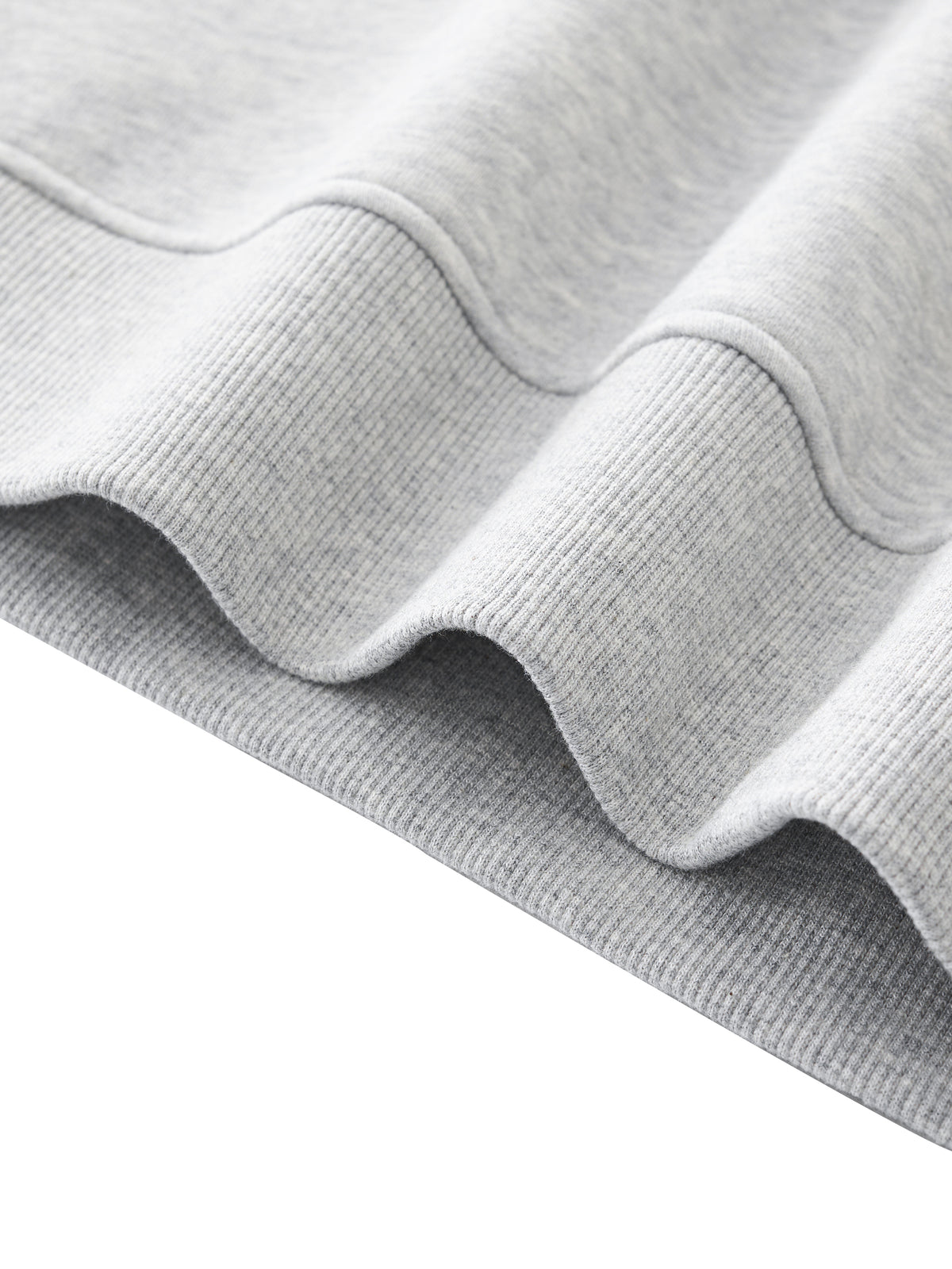 Fleece Mock-Neck Crew Sweatshirt