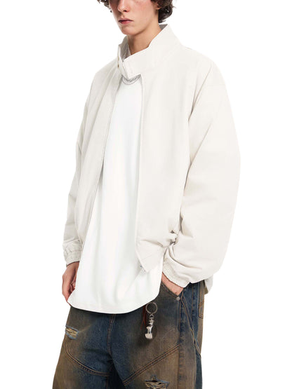 Unisex Stand Collar Bomber Jacket