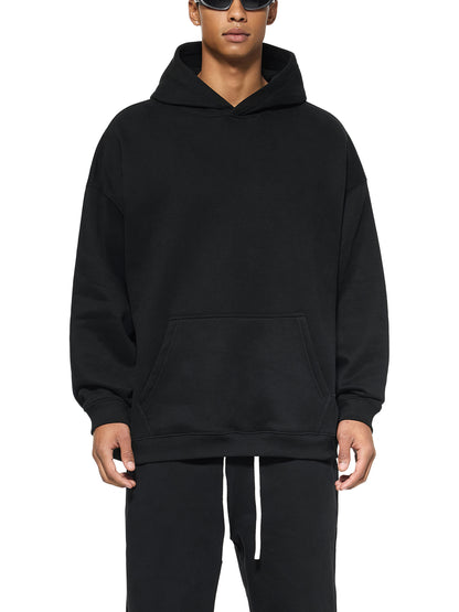POSITIVITY BREEDS HAPPINESS Oversize Fleeced Hoodie