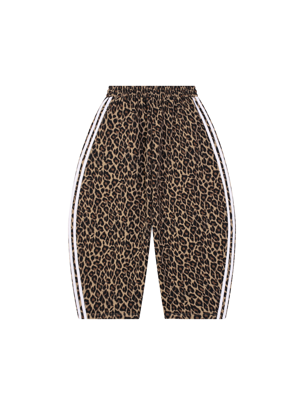 Unisex Leopard Barrel Leg Sweatpants