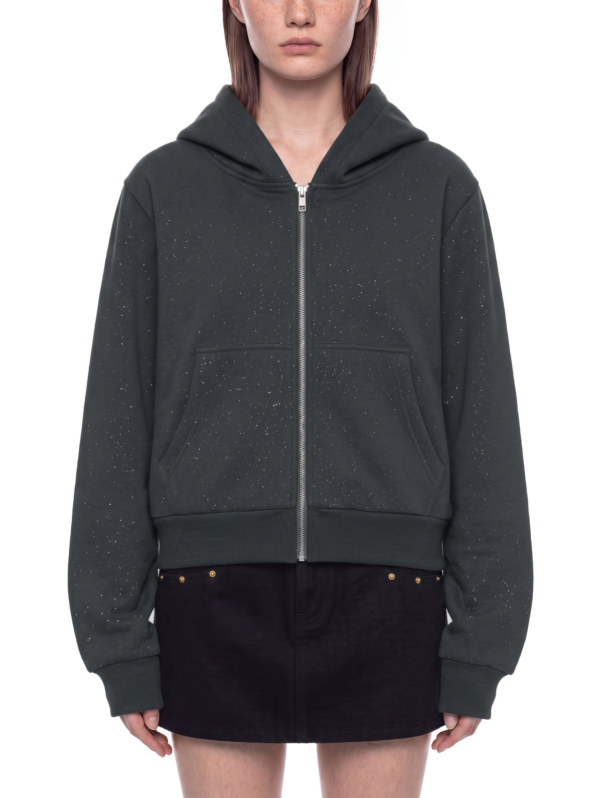 Women's Sparkles Fleece Full Zip Hoodie