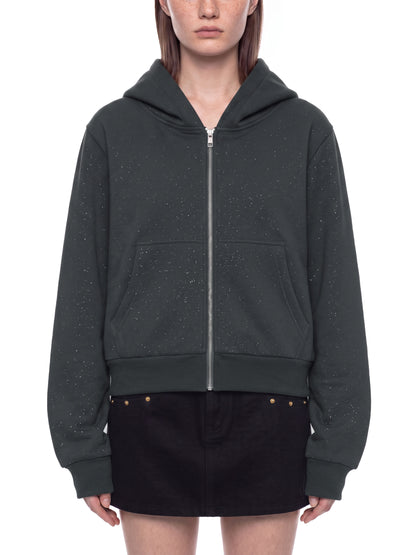 Women's Sparkles Fleece Full Zip Hoodie