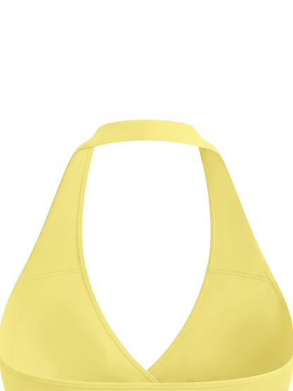 Women’s Ruched Halter Yoga Tank Top